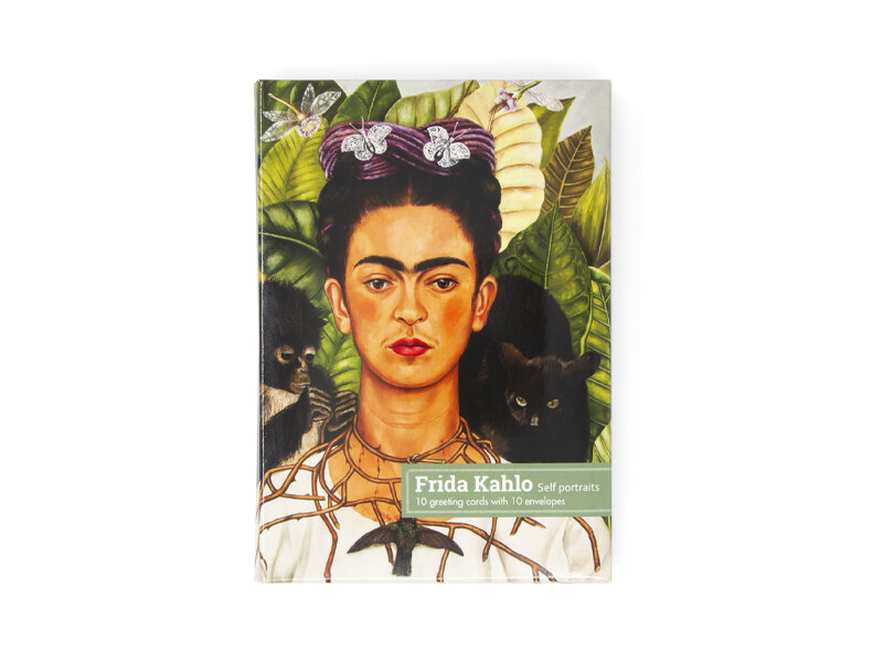 Porte-cartes, L, 2 x 5 cartes, Frida Kahlo, autoportraits