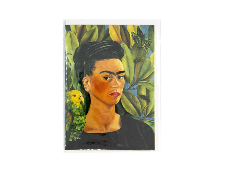 Double carte avec enveloppe,  Frida Kahlo, Autoportrait-Bonito