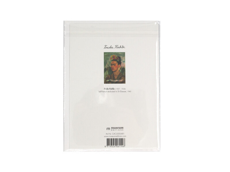 Double card with envelope,  Self portrait -Dr Eloesser