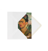 Double card with envelope,  Self portrait -Dr Eloesser