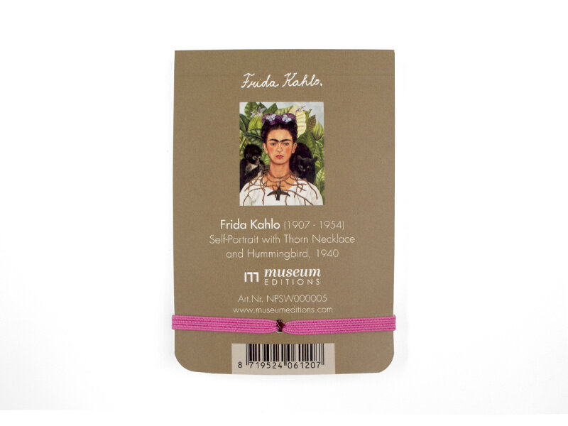 Pocket Note A7, Frida Kahlo, Selbstporträt mit Dornenhalsband und Kolibri