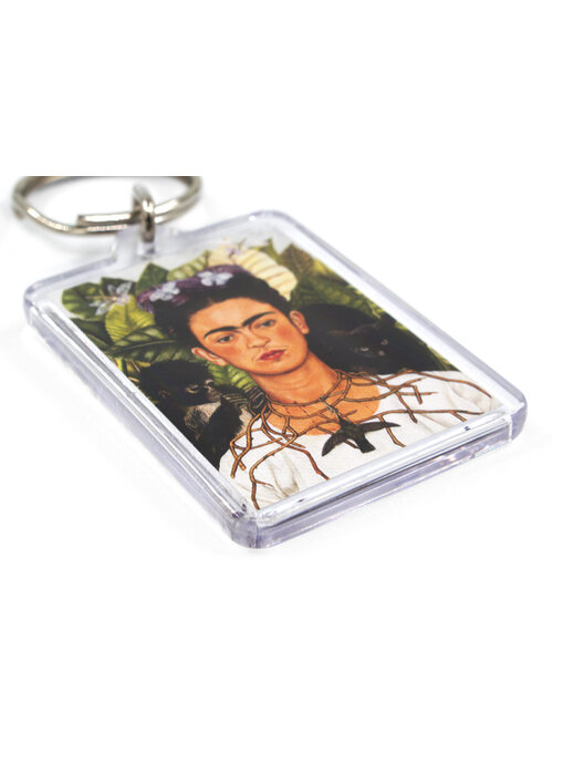 Schlüsselbund, Frida Kahlo, Selbstporträt mit Dornenhalsband und Kolibri