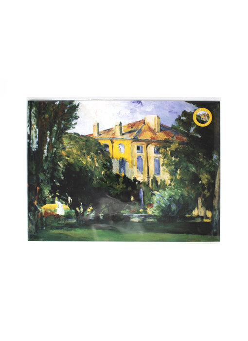 Mini póster, A3, Paul Cézanne, La casa de Jas de Bouffan