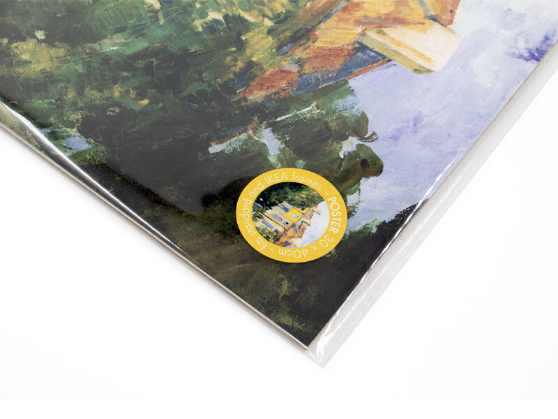 Miniposter, A3, Paul Cézanne, Het huis van Jas de Bouffan