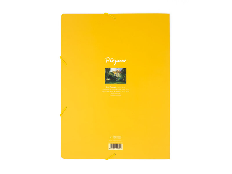 Dokumentenmappe mit Gummiband, A4, Paul Cézanne,  Das Haus von Jas de Bouffan