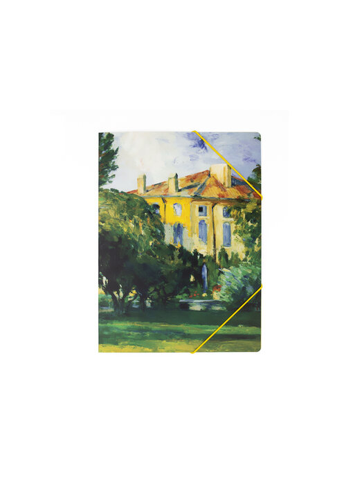 Aktenordner mit Gummiband,  Paul Cézanne,  Das Haus von Jas de Bouffan