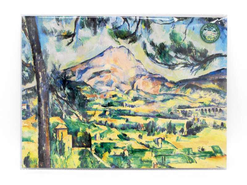 Miniposter, A3, Paul Cézanne, De berg Sainte-Victoire