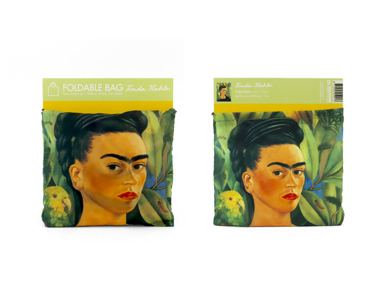 Shopper foldable LF,   Frida Kahlo,  Self Portrait - Bonito