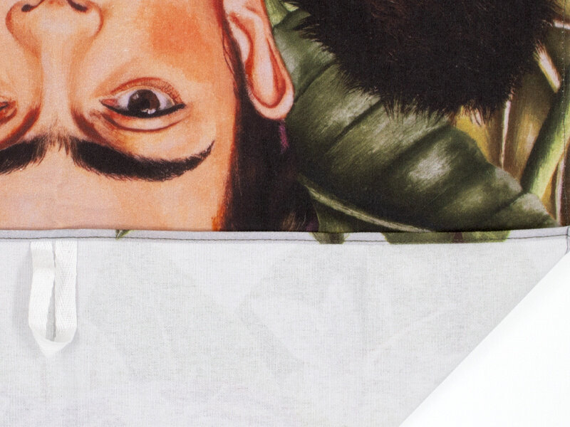 Paño de cocina,  Frida kahlo, painted selfportret,  Bonito