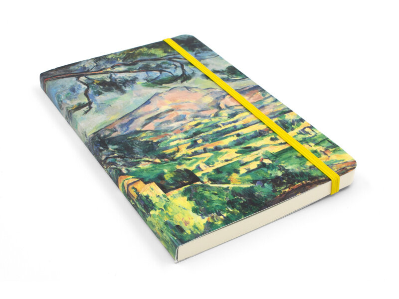 Softcover notitieboekje A6,Cezanne,  De berg Sainte-Victoire