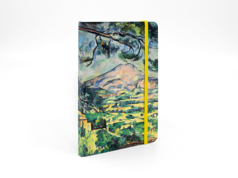 Softcover notitieboekje A6,Cezanne,  De berg Sainte-Victoire