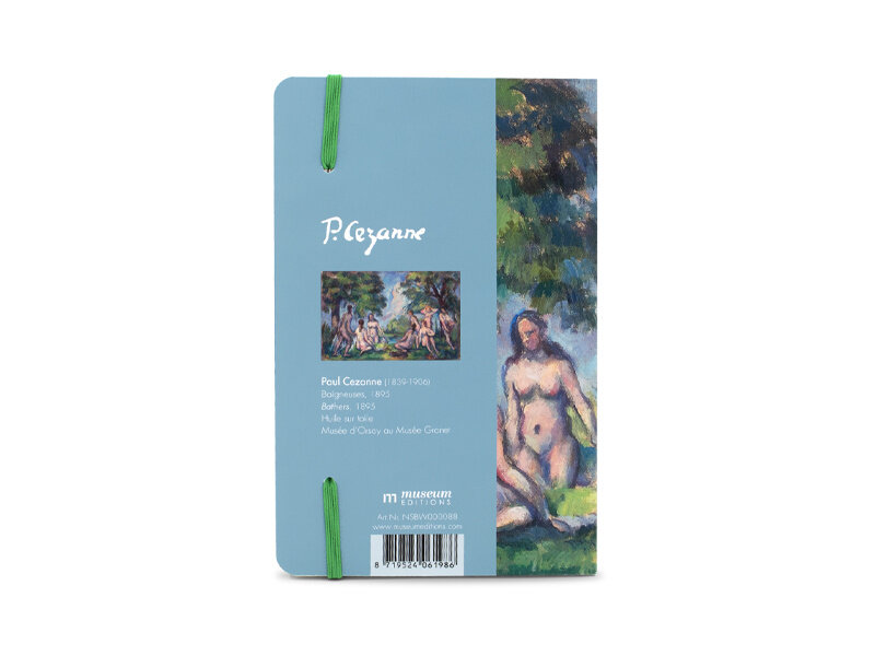 Carnet couverture souple, A6, Cezanne,Baigneuses