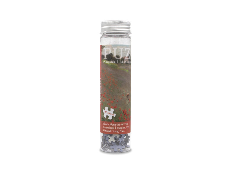 Mikropuzzle, 150 Teile, Claude Monet, Mohnfeld