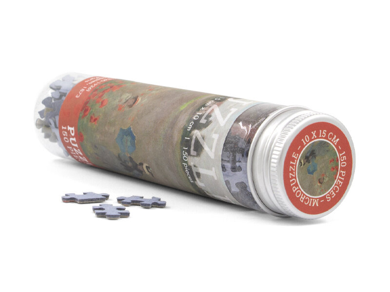 Micro puzzel, 150 stukjes,  Claude Monet, Veld met klaprozen