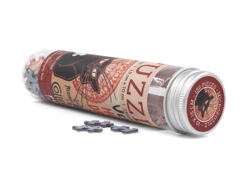 Mikropuzzle, 150 Teile, Le Chat Noir, Steinlen