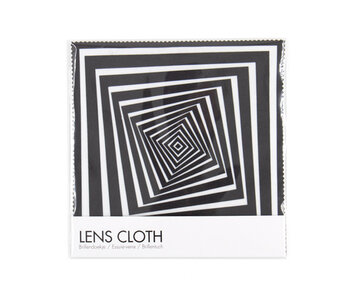 Chiffon à lunettes, 15 x 15 cm, motif optique