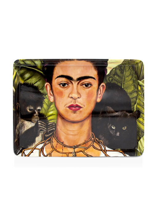 Midi  plateau, (27 x 20 cm),  Frida kahlo, Autoportrait   ,  Bonito