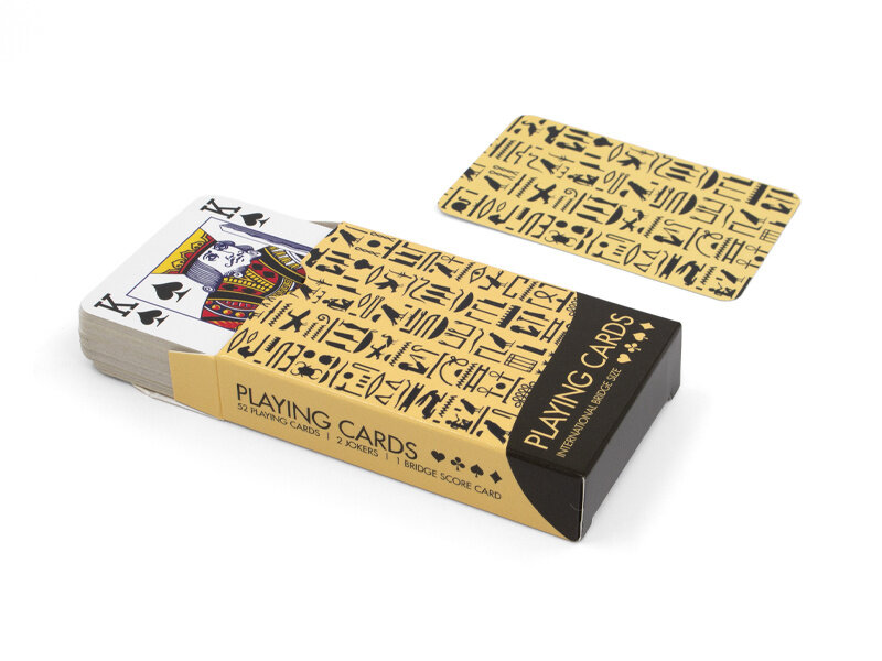 Jugando a las cartas, Jeroglíficos