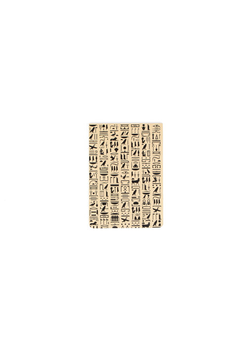 Leeres notepad A6, Hieroglyphen