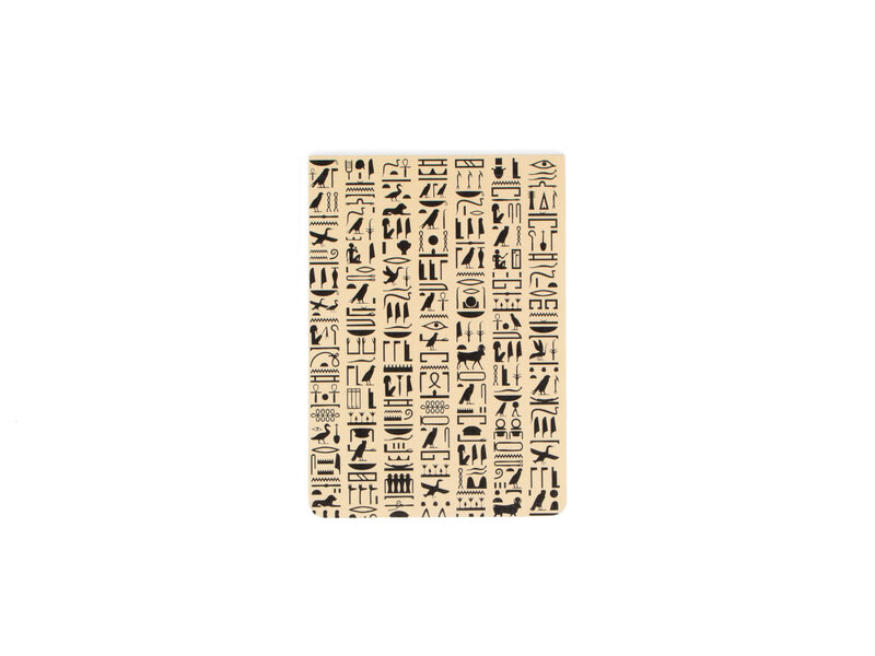 Bloc-notes vierge A6,Hiéroglyphes