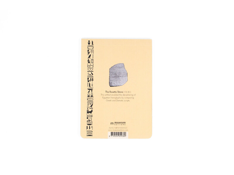 Bloc-notes vierge A6,Hiéroglyphes