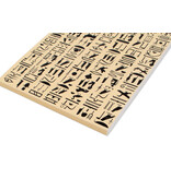 Bloc-notes vierge A6,Hiéroglyphes