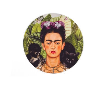 Tapis de souris, Frida Kahlo  Autoportrait au collier d'épines et au colibri
