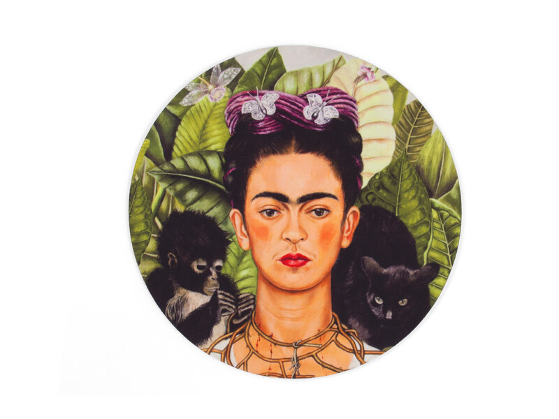 Mauspad,  Frida Kahlo, Selbstporträt mit Dornenhalsband und Kolibri