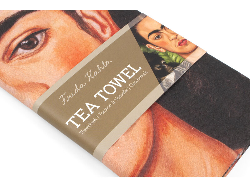 Tea Towel,  Frida kahlo, painted selfportret,  Bonito