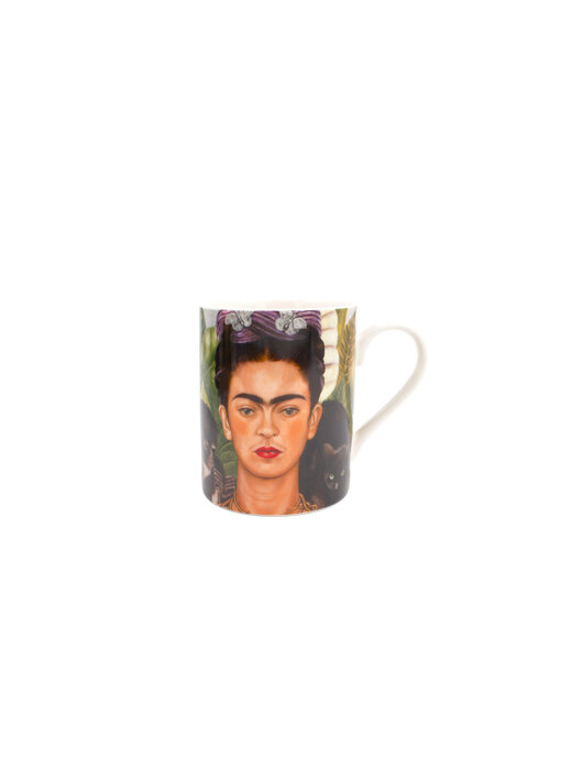 Mug , Frida Kahlo, selfprtrait with hummingbird