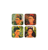 Onderzetters , set van 4, Frida Kahlo