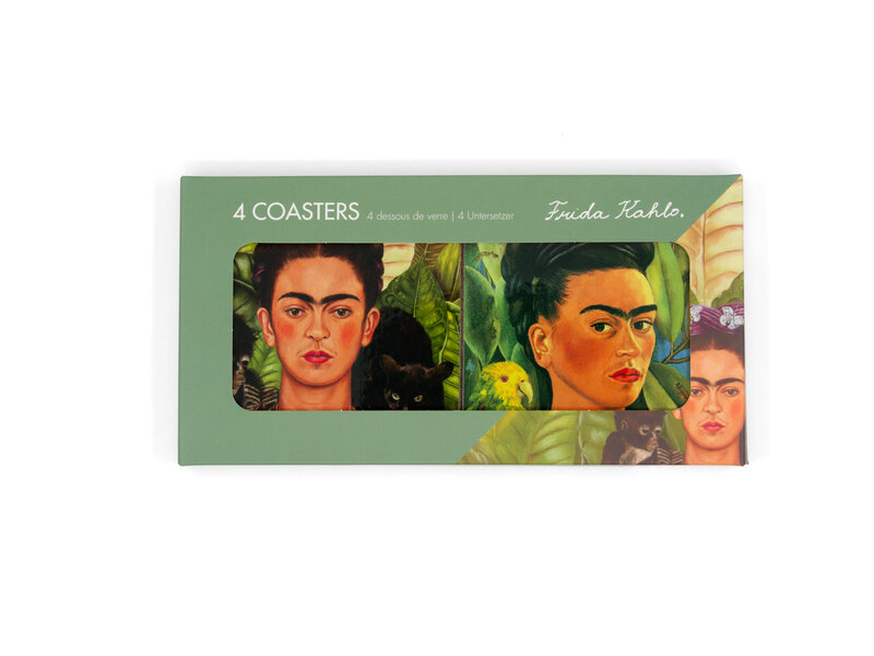 Untersetzer, 4er-Set, Frida Kahlo