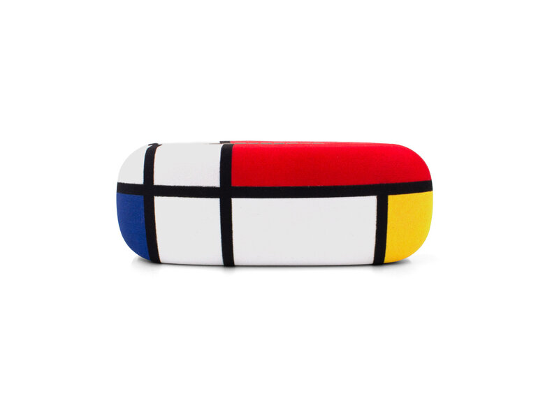 Étui à lunettes avec tissu pour lentilles, Piet Mondriaan