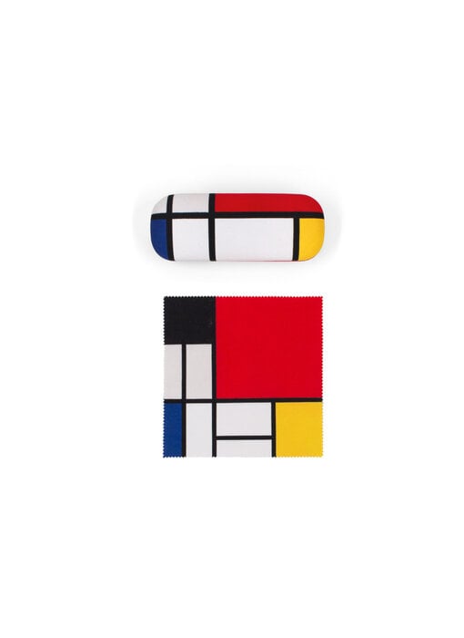 Spectacle Case, with lens cloth, Piet Mondriaan