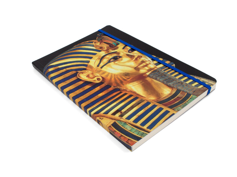 Cuaderno de tapa blanda, A5,  Tutankamón