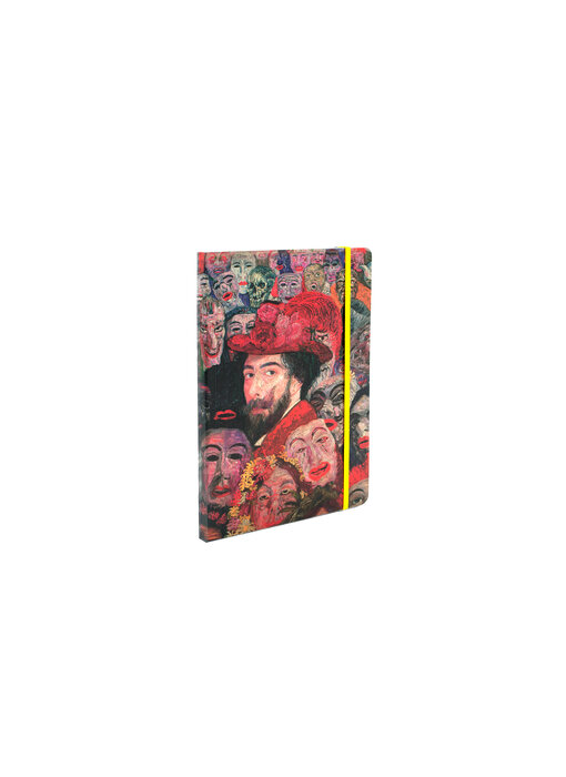 Softcover Book A5 , James Ensor, Self-Portrait with Masks