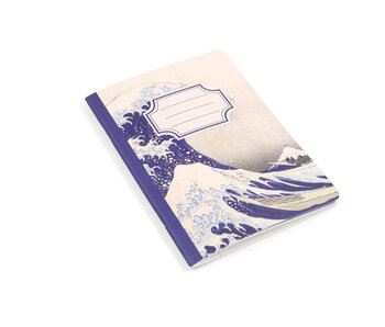 Mini carnet, format A6, La Grande Vague, Hokusai