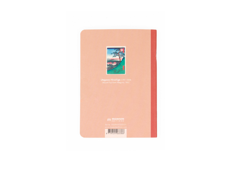 Mini excercisebook, A6, Hiroshige, Mount Fuji from Meguro