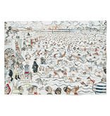 Affiche, 50x70  cm,  James Ensor,  Les bains d'Ostende