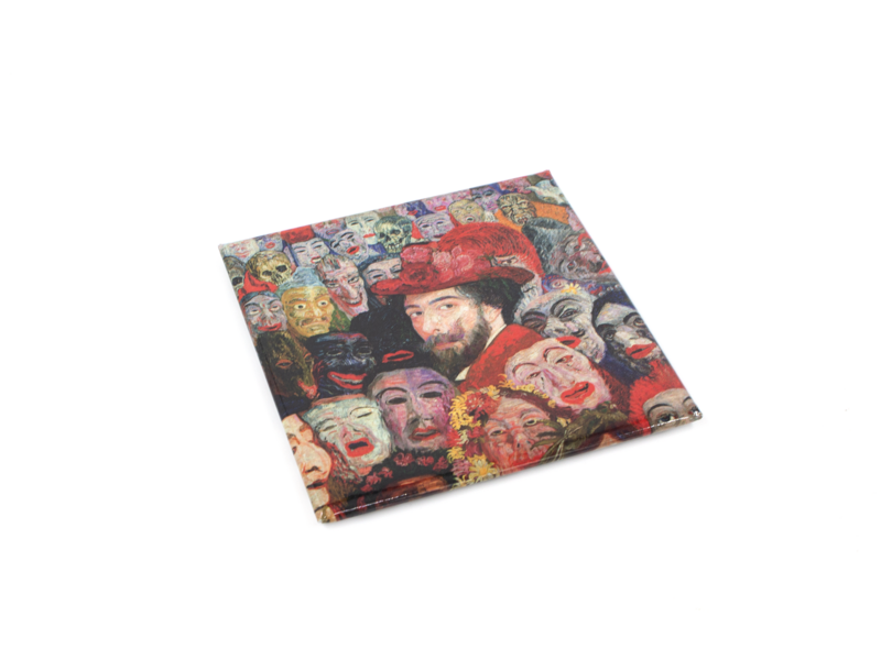 Fridge magnet , James Ensor, Detail Self-Portrait with Masks