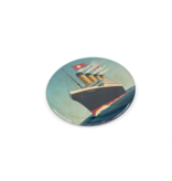 Hand spiegeltje, Ø 80 mm,  Titanic