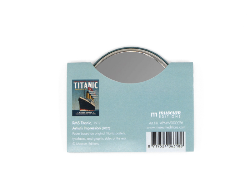Taschen spiegel Ø 80 mm, Titanic