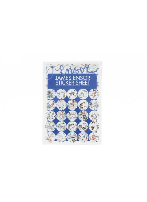 Stickersheet, James Ensor, The Baths at Ostend