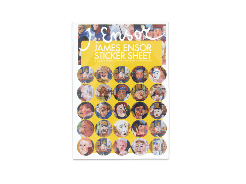 Stickervel, James Ensor, Intrede van Christus