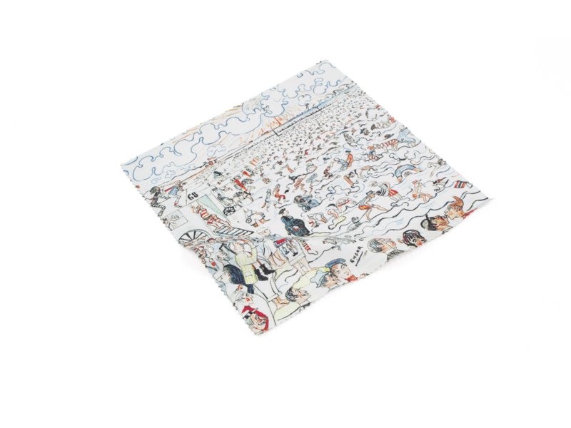 Paño de gafas, James Ensor,Los baños de Ostende