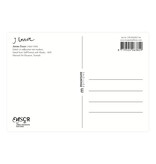 Postkarte, 10 x 15 cm,  James Ensor, Porträt mit Masken