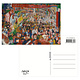 Carte postale, 10 x 15 cm, James Ensor, Entrée du Christ