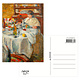 Postal, 10 x 15 cm,  James Ensor, El devorador de ostras