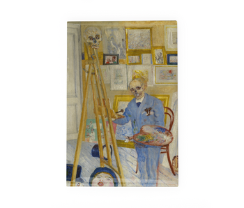 Kühlschrankmagnet, James Ensor, Skelettmaler