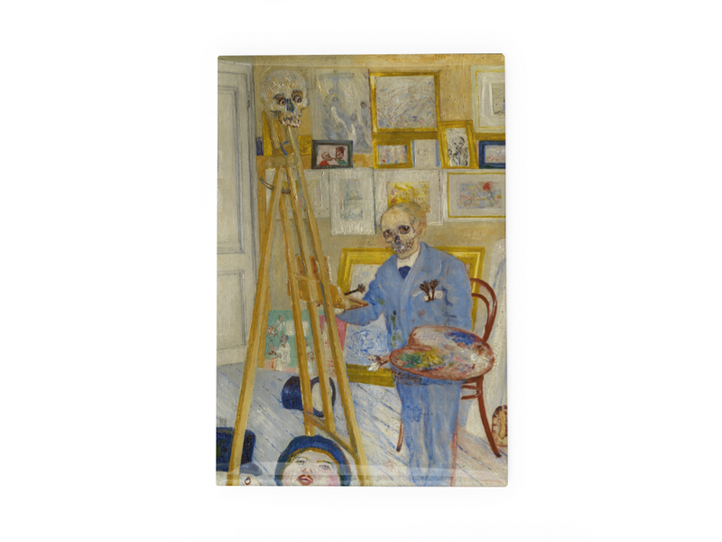 Imán de nevera,  James Ensor, Pintor de esqueletos